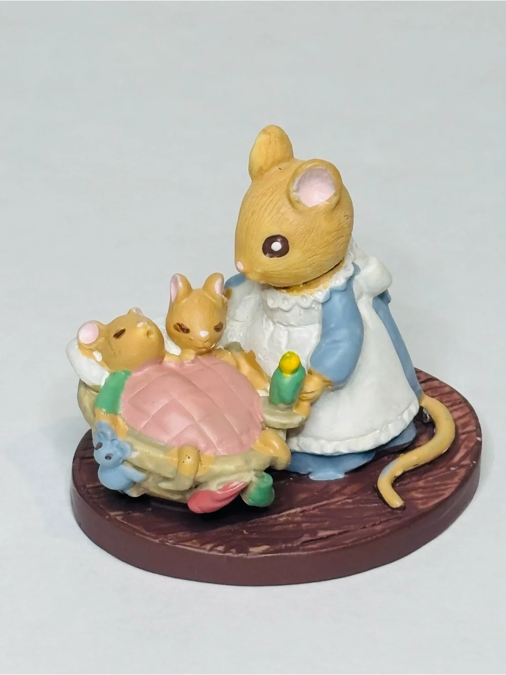 Vintage Miniature Mouse Family Figurine -